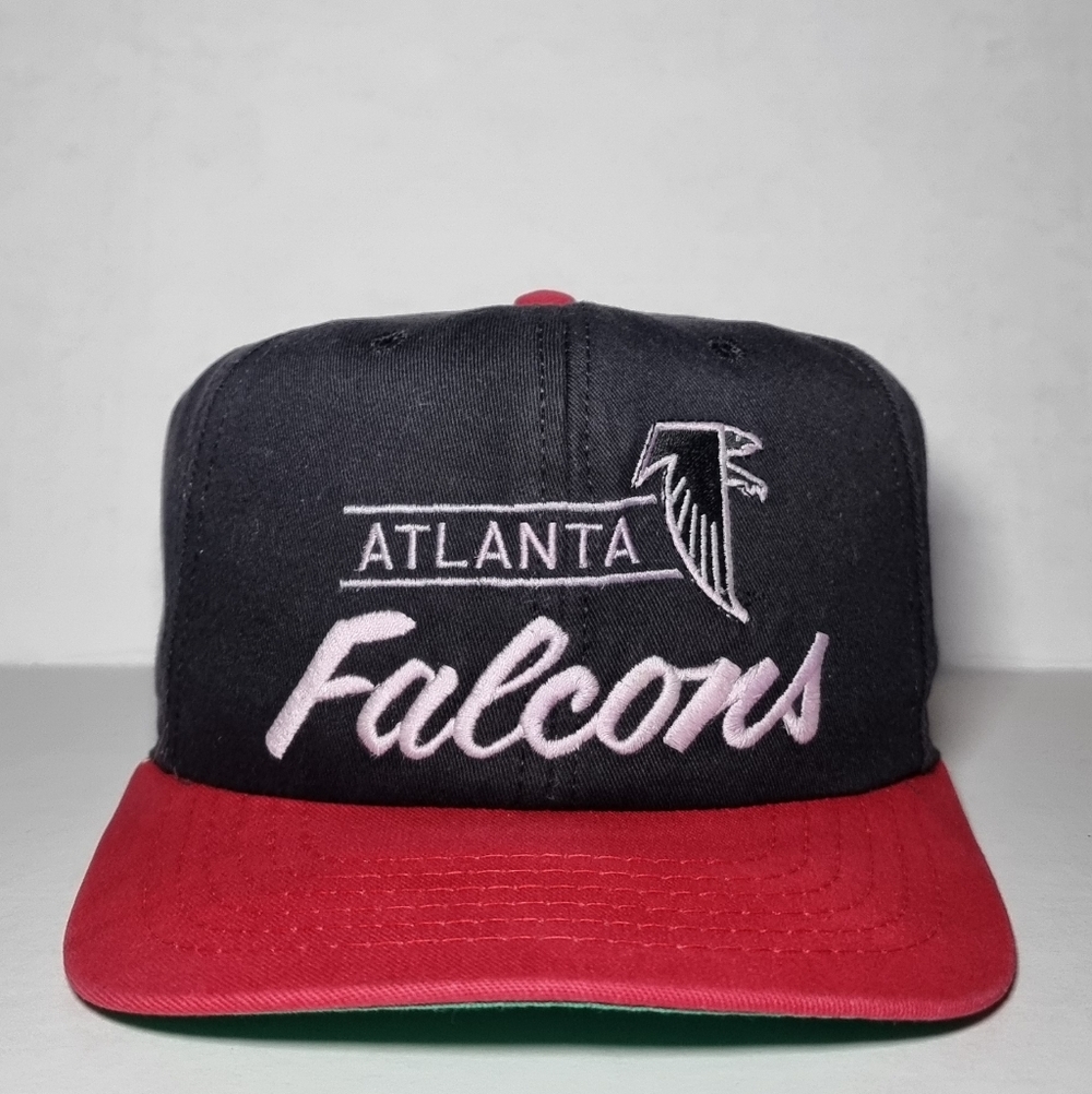 Vintage 90s Made In USA Atlanta Falcons Hat Cap Snapback NFL Football 🔥